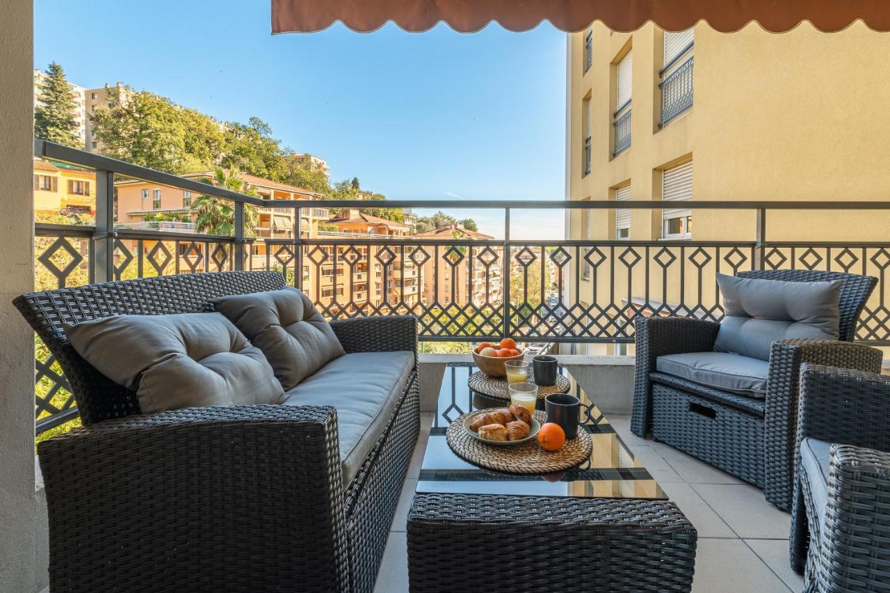 Appartement Familial, Terrasse, Val Des Castagnins Menton Exteriér fotografie